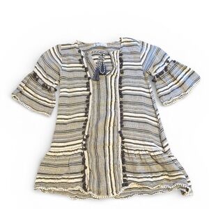 Bindu swim coverup boho beach flouncy size small belle sleeve